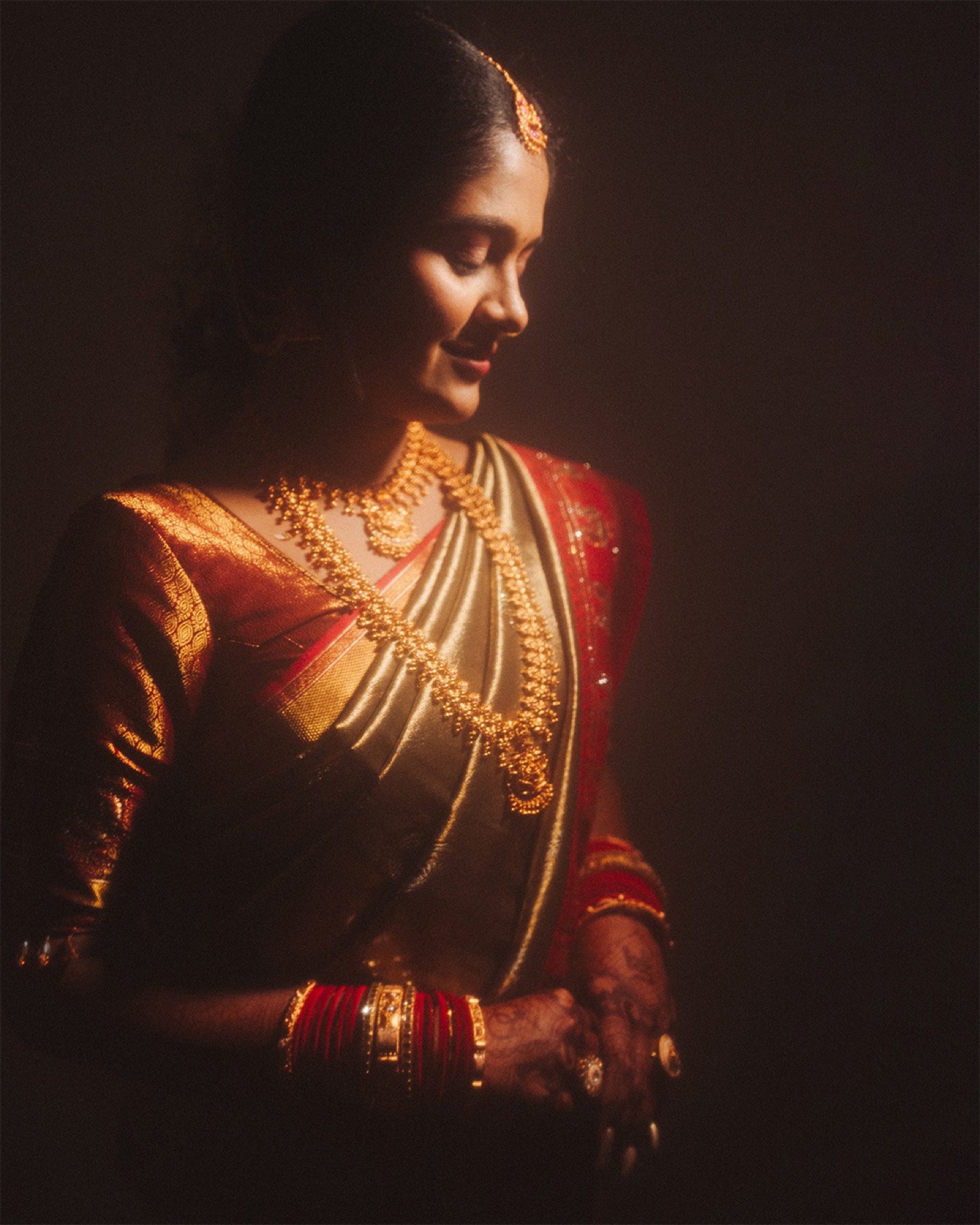 Bridal portrait by House of Vivah